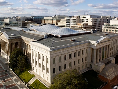 Aerial image of Archives of American Art