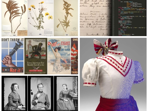 Montage of digitized collections.