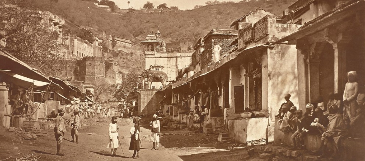 Still Prints of Asia Street view in Bhoondi circa 1900