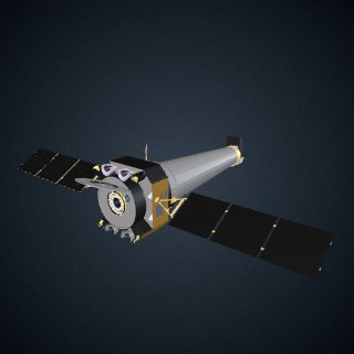 3d model of Chandra X-ray Observatory